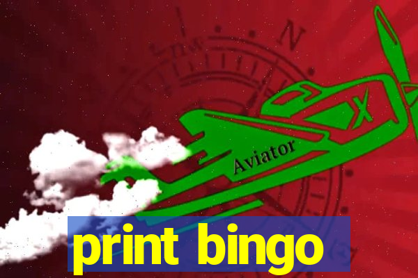 print bingo